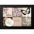 thumbnail image 2 of Kimberly, Allen 24x17 Black Modern Framed Museum Art Print Titled - Believe Inspire Dream, 2 of 5
