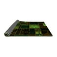 thumbnail image 2 of Ahgly Company Indoor Square Patchwork Green Transitional Area Rugs, 4' Square, 2 of 4
