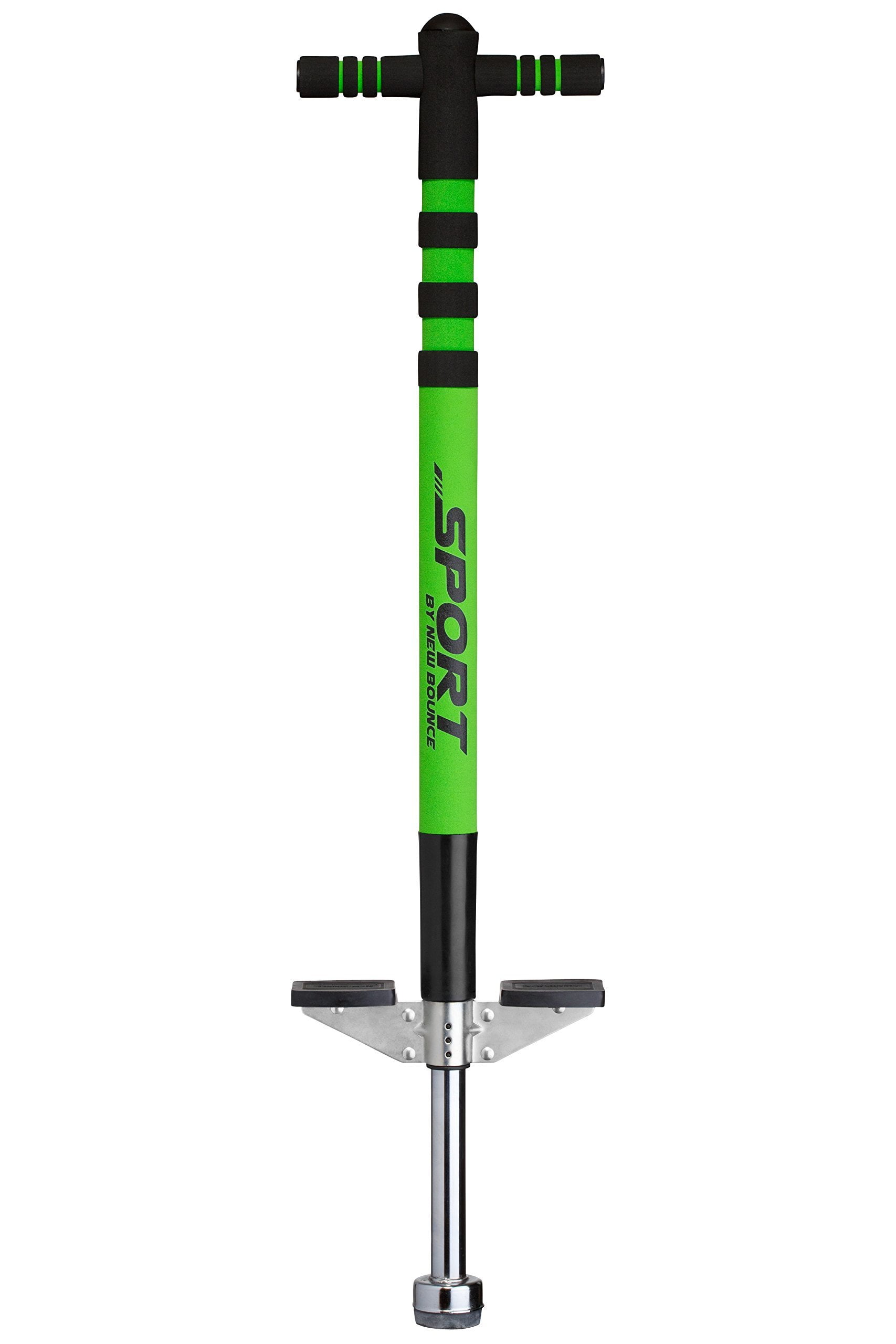 New Bounce Soft, Easy Grip Sport Pogo Stick for Ages 59 Black & Green