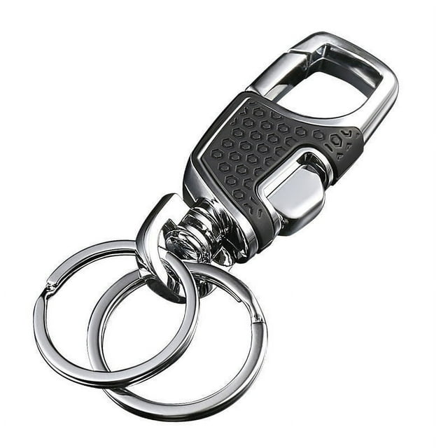 Llavero resistente del coche del acero inoxidable Llavero de los hombres elegantes