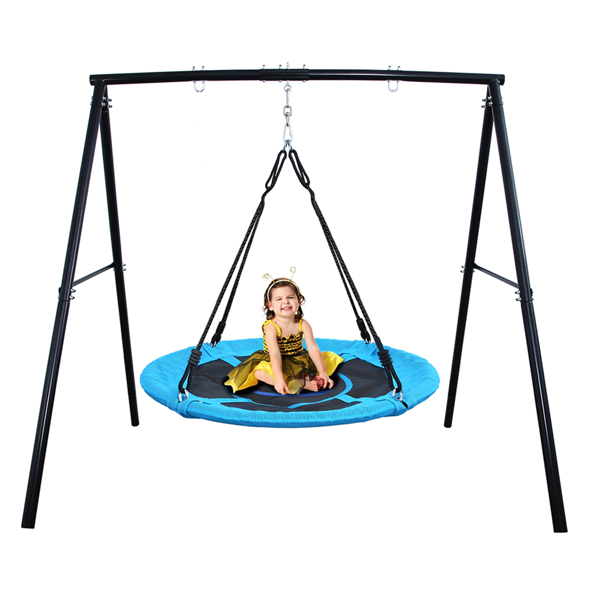 KLOKICK 40" Super Disc Swing Metal Swing Set