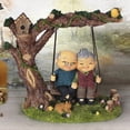 thumbnail image 4 of Jesscasday Romantics Resins Elderly Couple Figurine Ornament for Wedding or Valentines Gift, 4 of 16