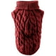 thumbnail image 2 of Suéter de rayas de moda para perros, abrigo cálido, suéter de lana de punto para invierno para perros pequeños, medianos y grandes, 2 of 7