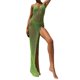 thumbnail image 2 of VISgogo Vestido de playa para mujer, cuello halter, espalda abierta, sin mangas, para bikini/traje de baño VISgogo moda, 2 of 9