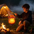 thumbnail image 5 of 1Pc Halloween Lighted Hanging Pumpkin Lantern, Pumpkin Halloween Wall Decor for Home Party Indoor Outdoor (Pumpkin), 5 of 7