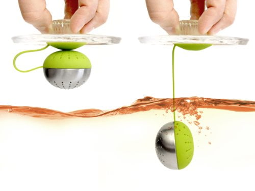 Magisso Magnetic Silicone /& Stainless Steel Tea Ball Infuser Green