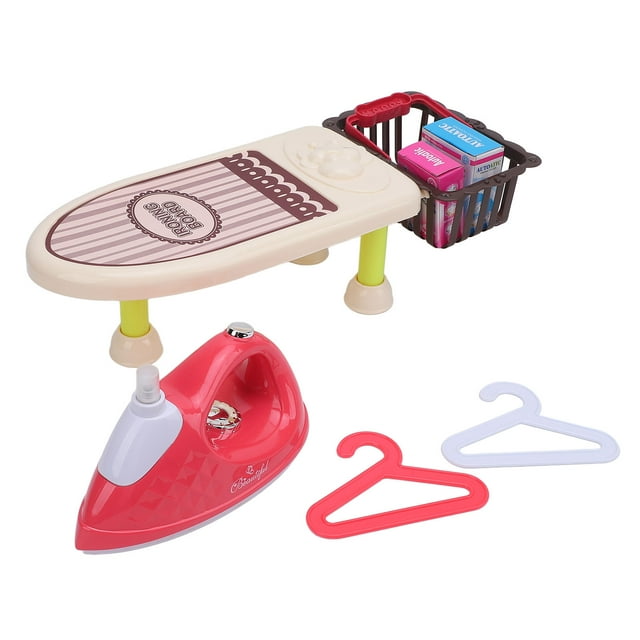 Juego De Tabla De Planchar De Juguete, Juego De Rol Interactivo De Simulación, Juego De Lavandería De Simulación Con Pilas Para Niños