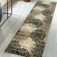 thumbnail image 6 of Superior Modern Floral Scroll Pet and Kid-Friendly Indoor Runner Rug, 2'7"x8', Blue, 6 of 6