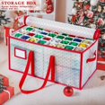 thumbnail image 2 of Caja de almacenamiento para bolas decorativas navideñas BIEBOS impermeable, 2 of 6