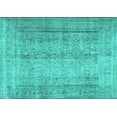thumbnail image 1 of Ahgly Company Indoor Rectangle Persian Turquoise Blue Traditional Area Rugs, 3' x 5', 1 of 4