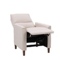 thumbnail image 4 of CorLiving Alder Upholstered Indoor Push Back Manual Recliner with Wood Legs, 4 of 9