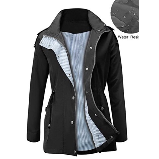 Veste Imperméable Imperméable Imperméable à l'Eau Imperméable Imperméable à l'Eau de Randonnée de Camping en Plein Air à Capuche Multicolores pour Femmes