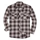 thumbnail image 1 of Penkiiy Hombres Camisa de manga larga Chaqueta de algodón Casual Camisa ligera L Gris, 1 of 2
