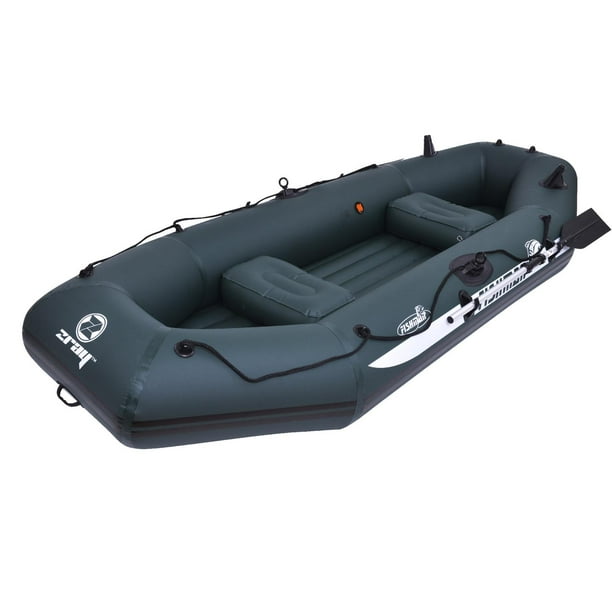 9.5' Zray Fishman II 400 3Person Inflatable Fishing Boat with Oars and
