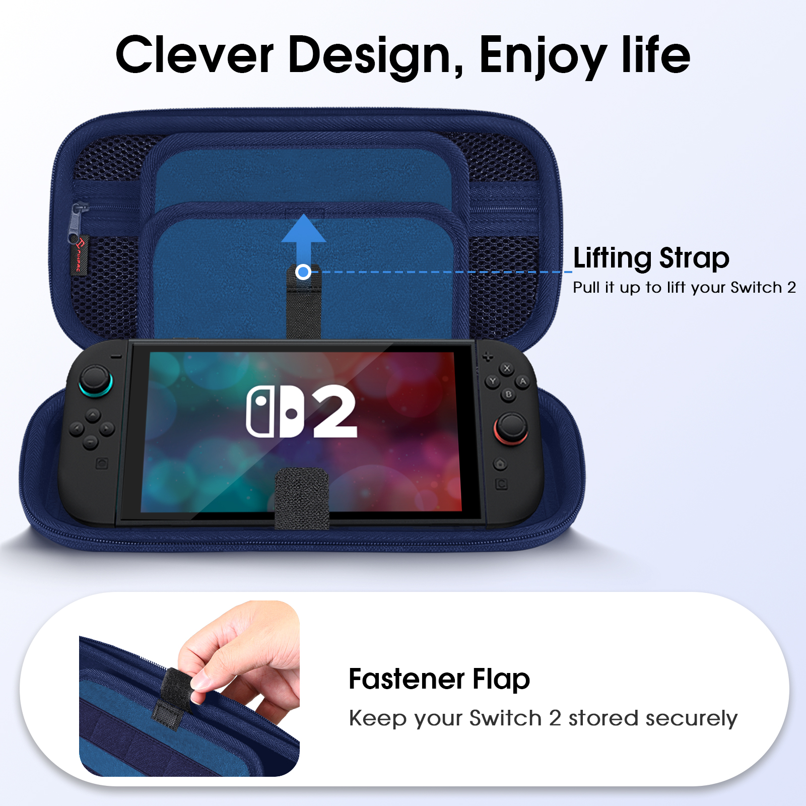 Fintie Nintendo Switch 2 Carrying Case, Starry Sky photo 7