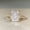 Gold/Clear, variant on Women's 925 Sterling Silver 18k Gold Plated 4CT Radiant Crushed Ice Cut Simulated Diamond Engagement Ring
