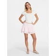 thumbnail image 3 of No Boundaries Lace Ruffle Mini Skort, Women's XXS-XXL, 3 of 5