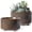 Black, variant on BEMAY 2-Pack 8+6.5 inch White Ceramic Succulent Pots with Drainage Holes for Indoor, Patio, and Garden Decor Plant Pots