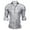 Silver, variant on Mens Button Up Shirts Print Long Sleeve Spring Shirt Lightweight Casual Turn Down Collar Top Black L