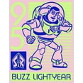 thumbnail image 2 of Girl's Toy Story Neon Buzz  Graphic Tee Light Pink Large, 2 of 4