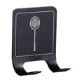 thumbnail image 2 of Organizador de almacenamiento con gancho para raqueta de bádminton, elegante y práctico, soporte de exhibición para raquetas de pared para dormitorio,, 2 of 8