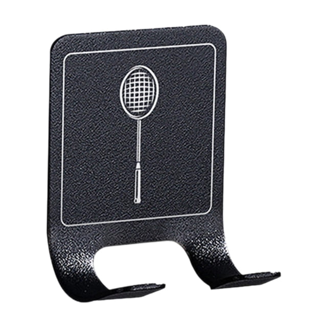 Soporte de exhibición que ahorra espacio, estante de almacenamiento simple para garaje, hogar, gimnasio para raqueta de bádminton