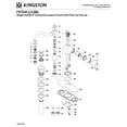 thumbnail image 6 of Kingston Brass FS7641BL English Vintage One-Handle 1-Hole Bathroom Faucet with Deck Plate and Push Pop-Up Drain in Polished Chrome, 6 of 7