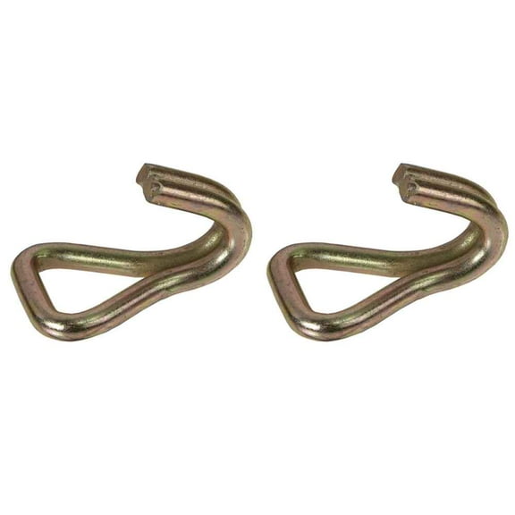 1" Heavy Duty Wire Hook - 2 Pack