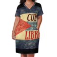 thumbnail image 2 of Vestido holgado con bolsillos para mujer ropa de graduación de lujo vestido de fiesta de noche vestido de graduación Cuba Libre, 2 of 6