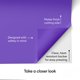 thumbnail image 4 of Vinilo termoadhesivo Cricut Value, color morado, 30,5 cm x 6,1 m, 4 of 7