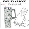 thumbnail image 4 of Christmas Gifts 40 oz Tumbler with Handle and Straw Lid,Cute Gifts for Women Winter Gnome Vacuum Insulated Leak Proof Tumbler,Holiday Accessories Stainless Steel Coffee Cup Mug (Green), 4 of 7