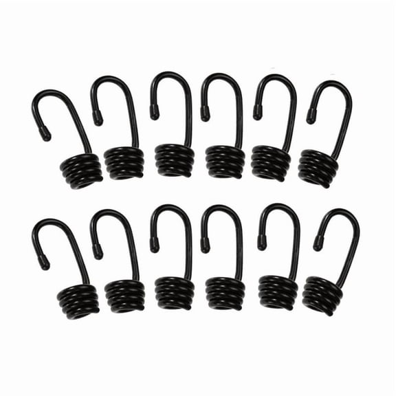 12pcs 6mm Marine Shock Cord Thread Hook Boat Accessories Suitable for Surfing and Outdoor Adventure Gear