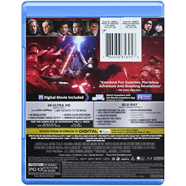 Star Wars: Walmart Offering Exclusive 'The Last Jedi' Blu-ray With