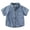 Blue, variant on WUANDIXFA Kids Toddler Baby Boy Button Down Shirt Short Sleeve Denim Lapel Neck T-Shirt Tops Casual Tee Blouse Summer Clothes (Blue,5-6 Years)