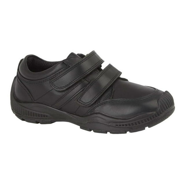 Roamers Boys Twin Touch Fastening Leather Shoe With Toe Guard