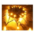 thumbnail image 6 of Halloween Spider Web Decorations Lights, Battery Operated Spider Wed Light, 3.28 FT Diameter 70 Led Waterproof Purple Light with 1 Black Spider, for Indoor&Outdoor Decoration, 6 of 11