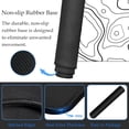 thumbnail image 3 of White Topographic Contour Large Gaming Mouse Pad for Desk,XL Big Mouse Pad Gaming Desk Mat,Mousepad Desk Pad With Non-Slip Base and Stitched Edge,Keyboard Mouse Mat for Home Office Work,31.5 x 11.8 in, 3 of 5