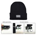 thumbnail image 5 of LED Hat Luminous Head Lamp Light Cap Outdoor Ski Warm Knitted Hat for Women Men Kids, Black, 5 of 10