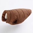 thumbnail image 2 of Pet Dog Jacket 2 Layers Fleece Lined Warm Dog Jacket Soft Windproof Small Dog Coat for Winter Cold Weather, 2 of 12