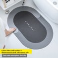 thumbnail image 3 of Alfombrilla de ducha Almohadilla absorbente antideslizante Tabero Moderno Cuarto de baño Moderno Agua Chupar Alfombra Adornación Decoración ACCESORIOS MARRÓN GRIS Guardurnaity HA028354-04, 3 of 7
