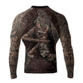 thumbnail image 1 of Men's Eagle Warrior Rash Guard MMA BJJ Black X-Large, 1 of 3