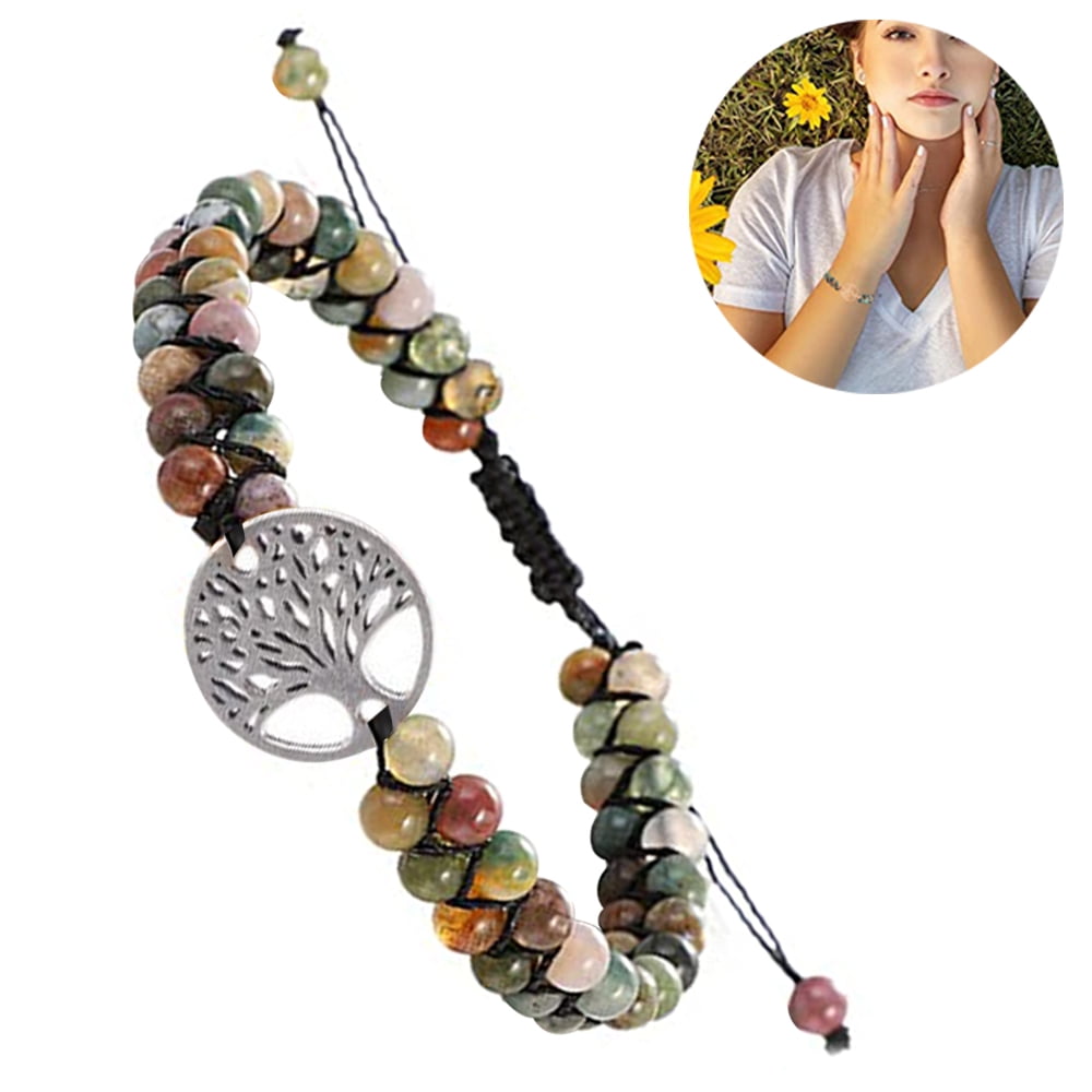 Transfer luck Bracelet Men Chakra Yoga Beads 8mm Natural Stone Beads Bracelets 
