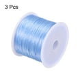 thumbnail image 3 of Uxcell Elastic Cord DIY Making Stretchy String Craft Wire, Light Blue, 3 Rolls, 3 of 6