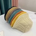 thumbnail image 4 of COCOpeaunt New Autumn and Winter New Knitted Fisherman Hat Hat Female Fashion Solid Color Wild Painter Hat Knitting Hat for Women Tide, 4 of 6