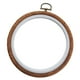 thumbnail image 2 of Aro de punto de cruz Anillo de punto de cruz Adorno de costura redondo Imitación madera 14 cm, 2 of 9