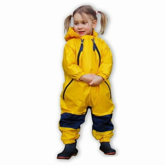 Tuffo LLC MBY-001 Muddy Buddy Waterproof Rain Suit- Yellow- Size 12mo.