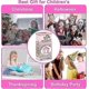 thumbnail image 4 of Tent Girls Large Dollhouse Kids Castle Play Tent with Star Light Toys for Kids Indoor and Outdoor Play, 55" x 53" (DxH), 4 of 4