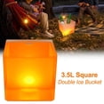 thumbnail image 2 of serony Yellow LED Ice Bucket Storage Tub Ice Cooler for Bar Kitchen Outdoor Tools, 2 of 9