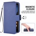 thumbnail image 4 of Mobile Phone Cover Pixel 3axl 3 Card Slots Bag Leather Protective Cover with Magnetic Closure Blue, 4 of 7