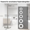 thumbnail image 2 of Porte-papier Toilette Autoportant en Acier Inoxydable avec Base Lestée, 2 of 7